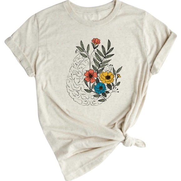 Flowering Brain tee - Picture 1 of 3